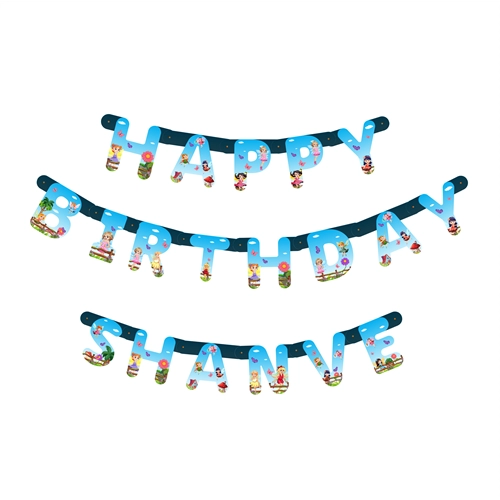 Fairyland Theme Custom Alphabet Banner